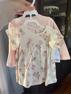 NWT Carter's floral dress 12M